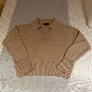 Tan Sweater Top